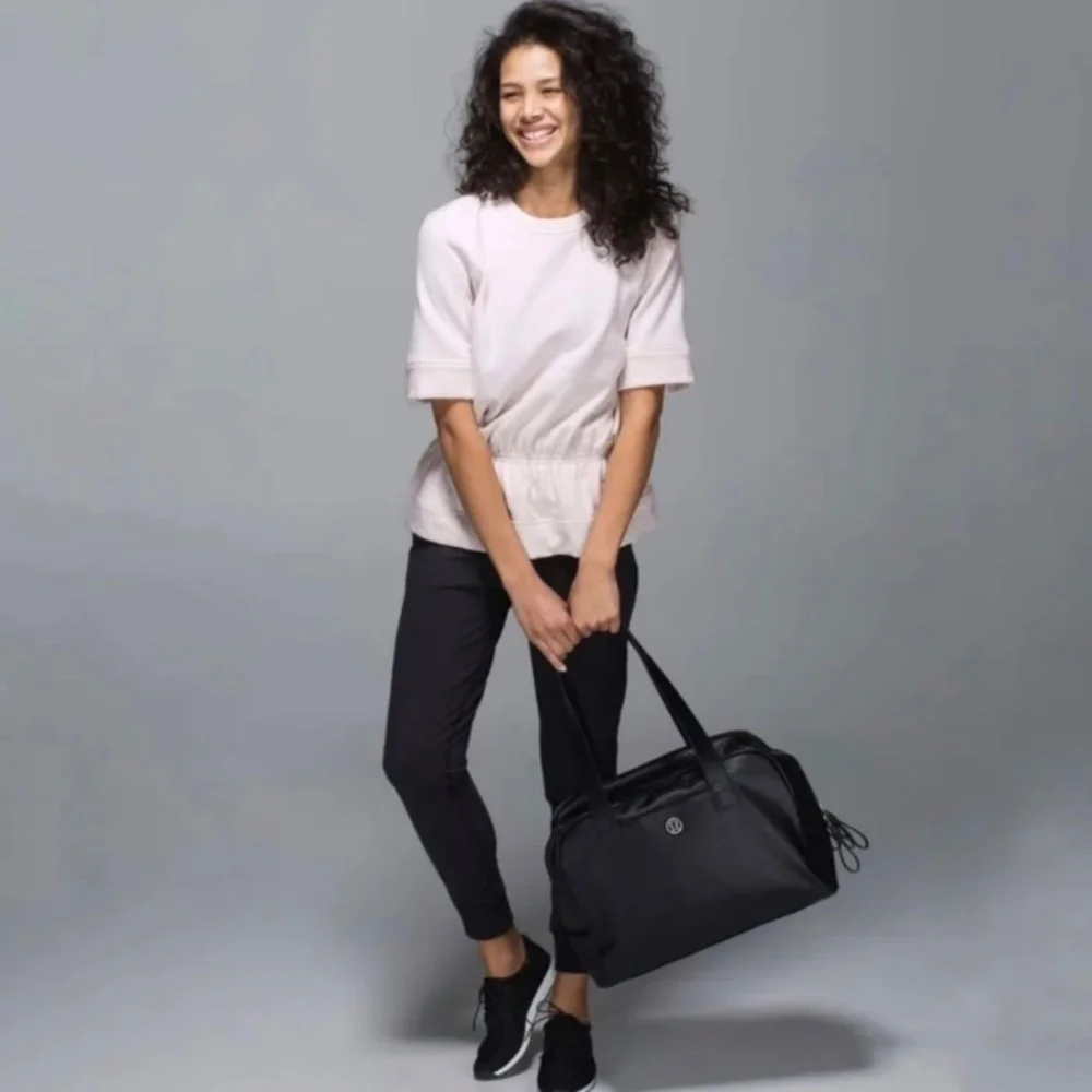 Lululemon Peplum Pullover Neutral Blush